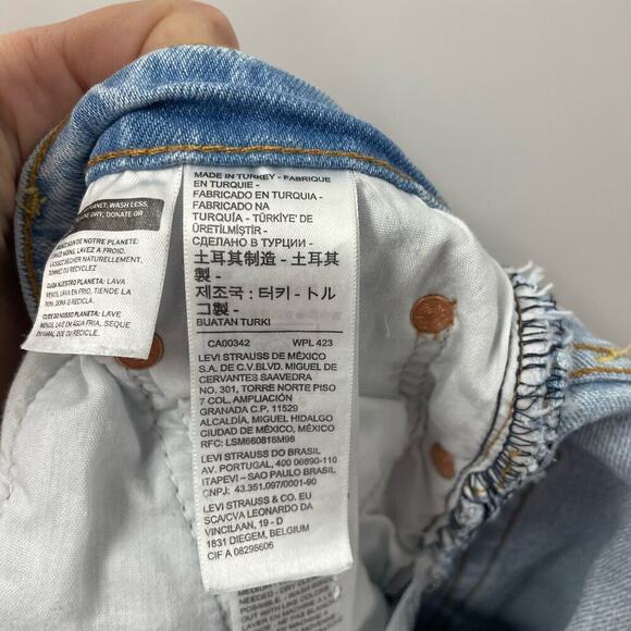 Levi’s 27 Ribcage Cropped Bootcut Jeans Jazz Away A1967-0002 - Picture 8 of 11